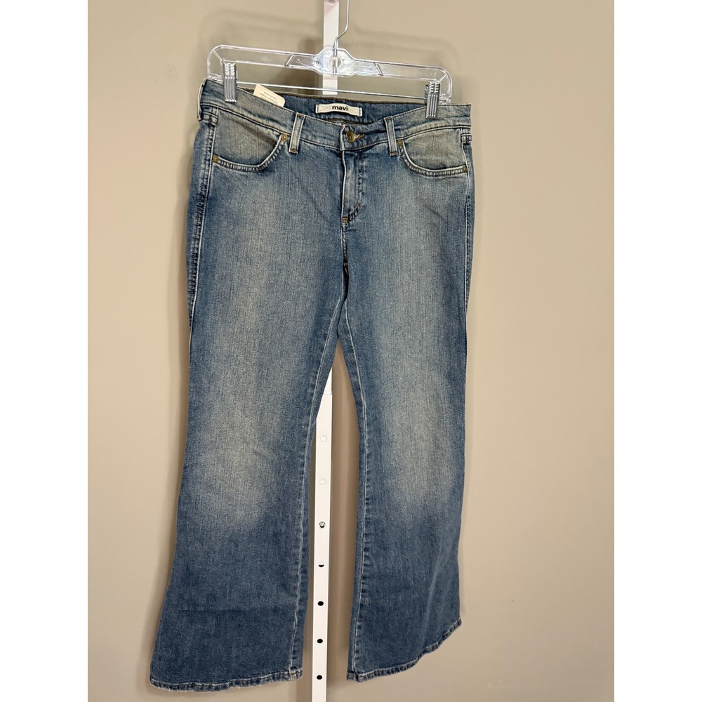 Mavi Marie 596 Super Low Rise Flare Jeans Size 31/30 Blue Denim‎ Streetwear